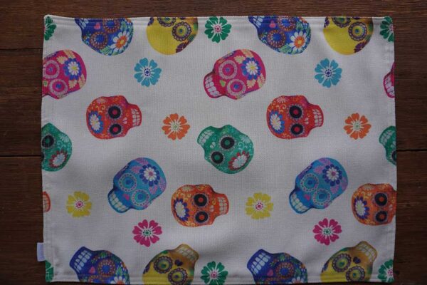 Mantel individual Calavera de azúcar - set de 4