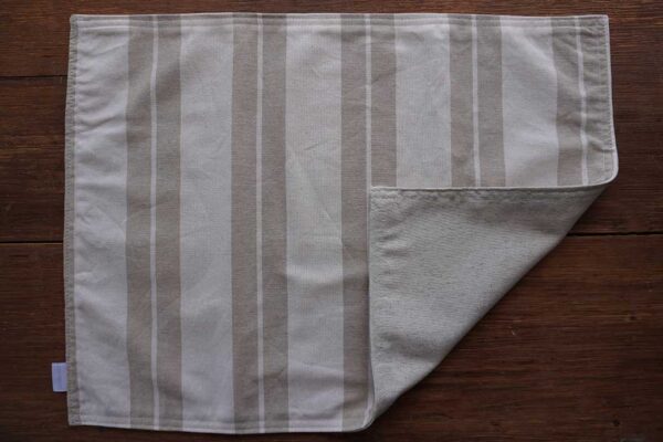 Mantel individual Rayas beige - set de 4 - Imagen 3