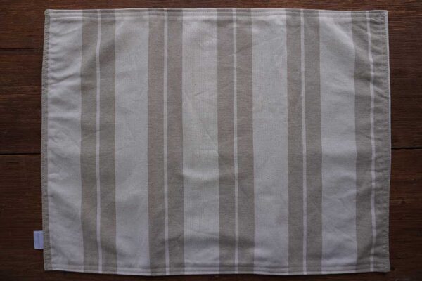 Mantel individual Rayas beige - set de 4
