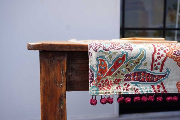 Flores paisley y naranja - Imagen 3