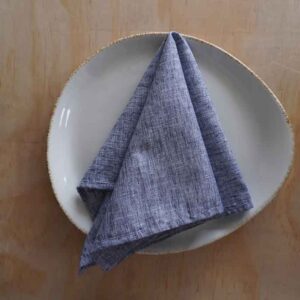 Servilleta de tela azul marino - kit de 4